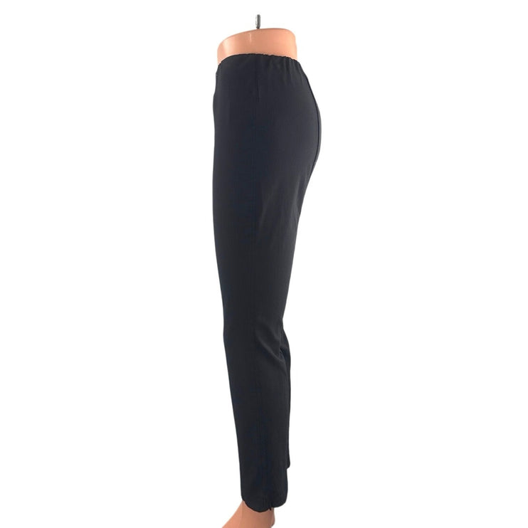 Popsugar Women's Black Mid Rise Slacks Skinny Straight Trousers Dress Pants Sz S