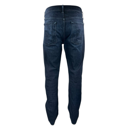 7 For All Mankind Slimmy Blue Dark Wash Straight Sim Fit Denim Jeans Pants 36