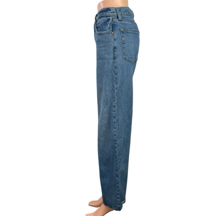 Abercrombie & Fitch Relaxed Barrel Baggy Wide Straight Denim Jeans Pants Sz 28/6