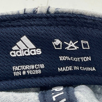 Adidas Saturday Plus Washed-Grey Strapback Denim Baseball Cap Hat One Size
