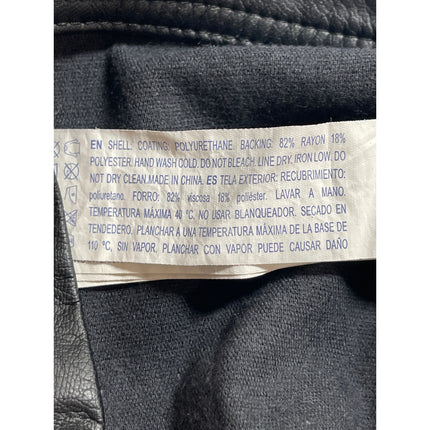 Forever 21 Women's Black Faux Vegan Leather Mini Utility Cargo A-Line Skirt 27