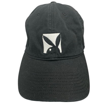 Big Bunny Women's Black Embroidered Adjustable  Strapback Baseball Cap Hat OS