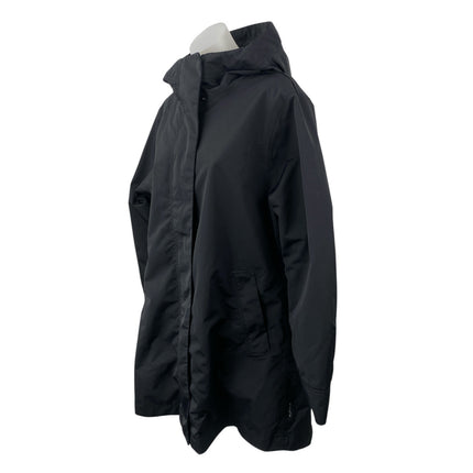 Athleta Women's Black Long Sleeve Hooded Hiking Hunting Athletic Coat Jacket XL