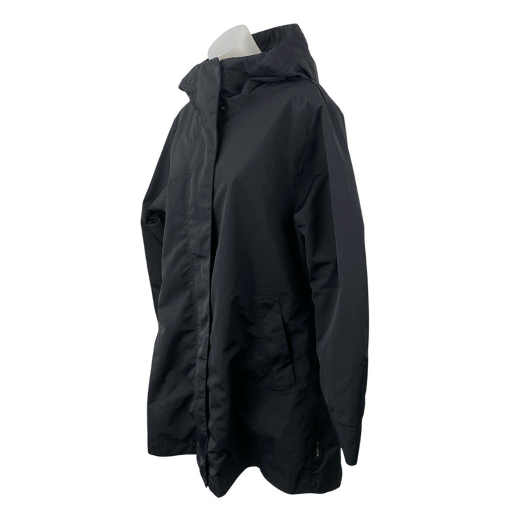 Athleta Women's Black Long Sleeve Hooded Hiking Hunting Athletic Coat Jacket XL