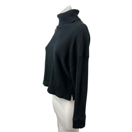 Abercrombie & Fitch Womens Black Turtleneck Long Sleeve Sweatshirt Sweater Top M
