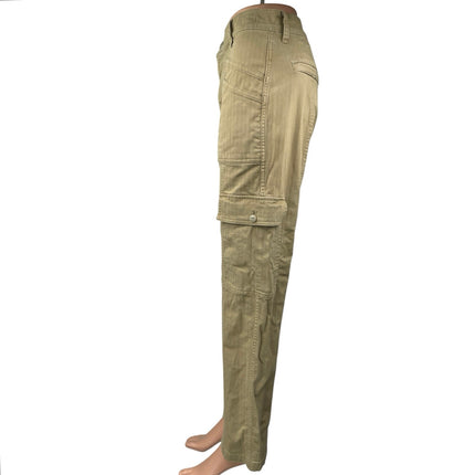 Madewell Women's Olive Green 90s Straight High Waisted Cargo Pants Size 27