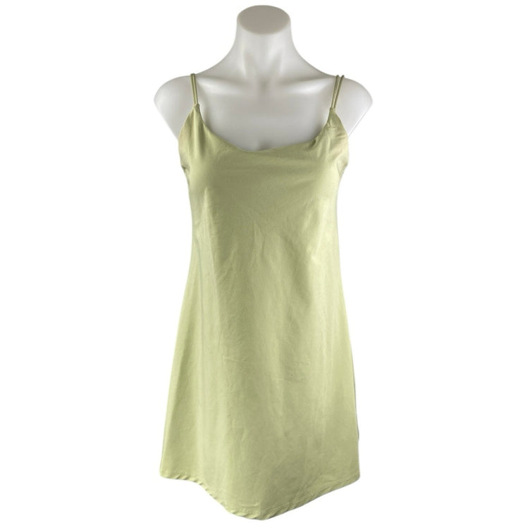 Abercrombie & Fitch Green Sleeveless Mini Cami Camisole Tank Slip Dress Size M