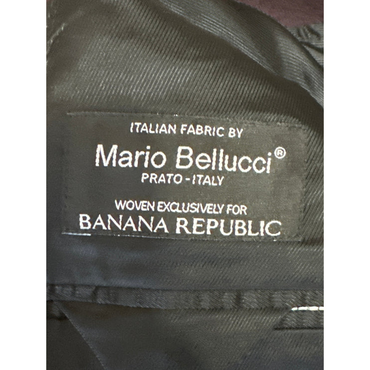 Banana Republic Mario Bellucci Men's Purple Wool Blazer Sposts Coat Jacket 44R