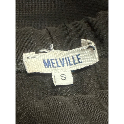 Melville Women's Black Mid Rise Bell Bottom Flared Bootcut Trousers Pants Size S