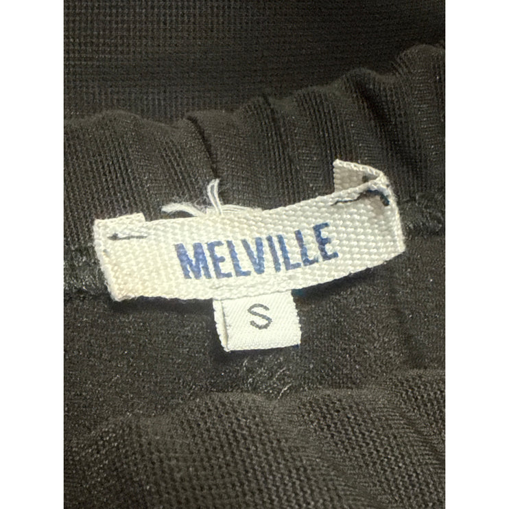 Melville Women's Black Mid Rise Bell Bottom Flared Bootcut Trousers Pants Size S