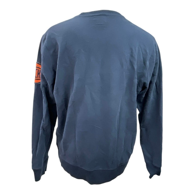 47 Brand New York Knicks Men's Blue Long Sleeve Sweatshirt Sweater Top Size XL