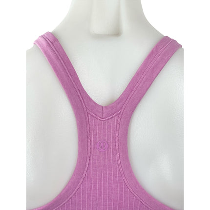 Lululemon Womens Pink Scoop Neck Sleeveless Yoga Athletic Activewear Tank Top 6