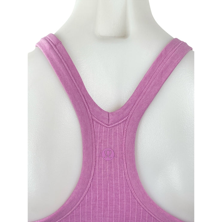 Lululemon Womens Pink Scoop Neck Sleeveless Yoga Athletic Activewear Tank Top 6