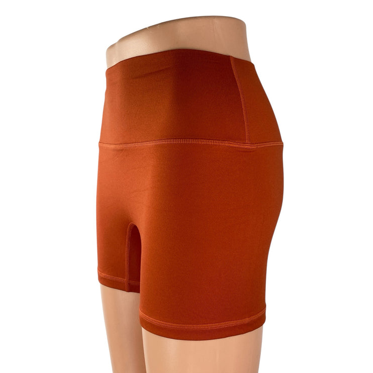 Set Active Form Cloud Brown Coral Yoga Workout Running Athletic Biker Shorts S