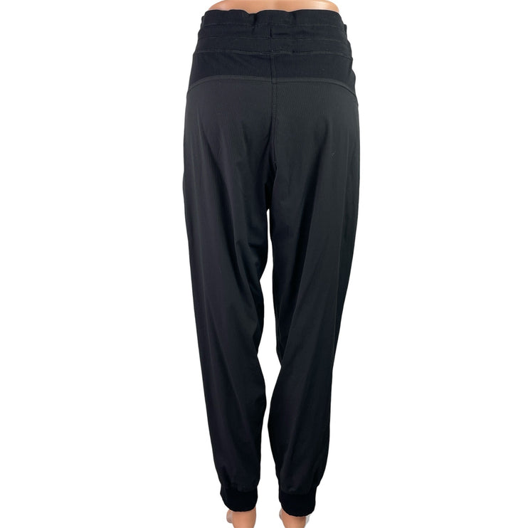 Lululemon Dance Studio Women Black High Rise Athletic Jogger Sweat Pants Size 12
