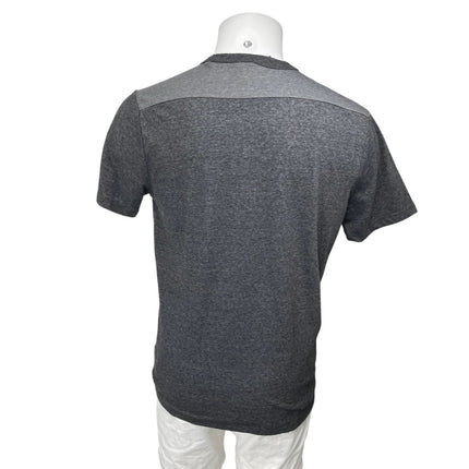 Joe's Men's Gray Colorblock Heather Short Sleeve V Neck T Shirt Tee Top Size L