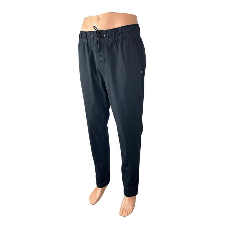 Vuori Men's Black Yoga Athletic Activewear Track Trousers Jogger Sweat Pants L