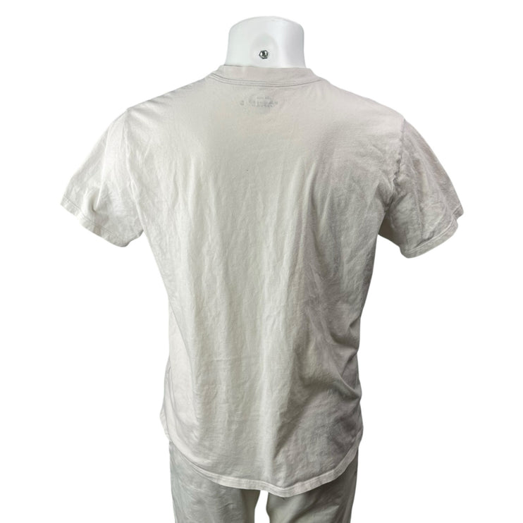 Abercrombie & Fitch Men's White West Village Records Graphic T Shirt Tee Top M