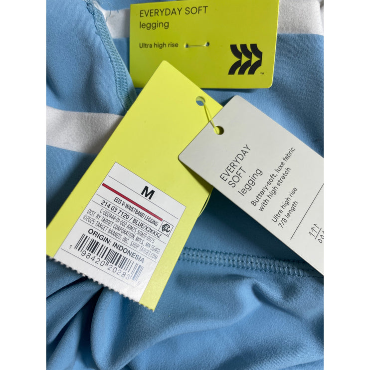 NEW All in Motion Blue High Rise Yoga Workout Athletic Leggings Pants Size M