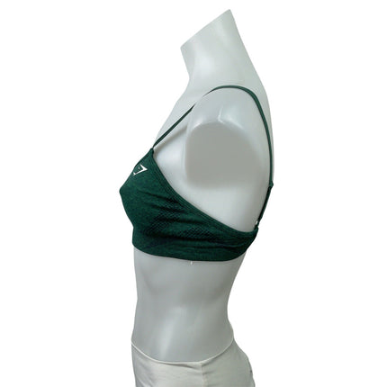 Gymshark Vital Pink & Green Workout Active Bundle Lot of 2 Sports Bra Tank Top S