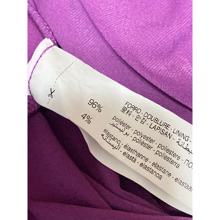 Zara Women's Purple Sleeveless V Neck Ruched Cami Tank Maxi Slip Dress Size S