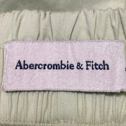 Abercrombie & Fitch Green Long Sleeve Button Shirt High Rise Shorts 2 Pc Set M/L