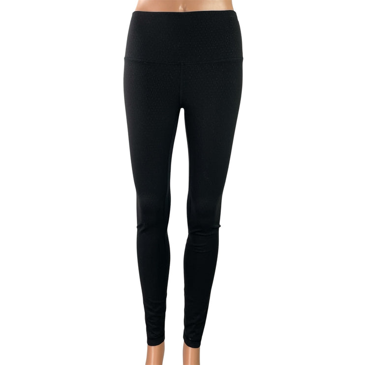 Lululemon Womens Black Mid Rise Athletic Activewear Yoga Skinny Leggings Pants 6