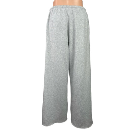 Aritzia Sweatfleece Cozy Fleece Women's Gray Wide Leg Lounge Sweat Pants Size M