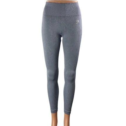 Gymshark Women's Blue High Rise Yoga Running Workout Athletic Leggings Pants S