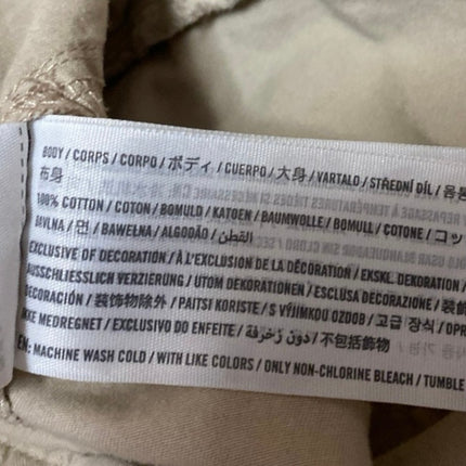 Abercrombie & Fitch Women's Beige Tapered Jogger Barrel Trousers Cargo Pants M