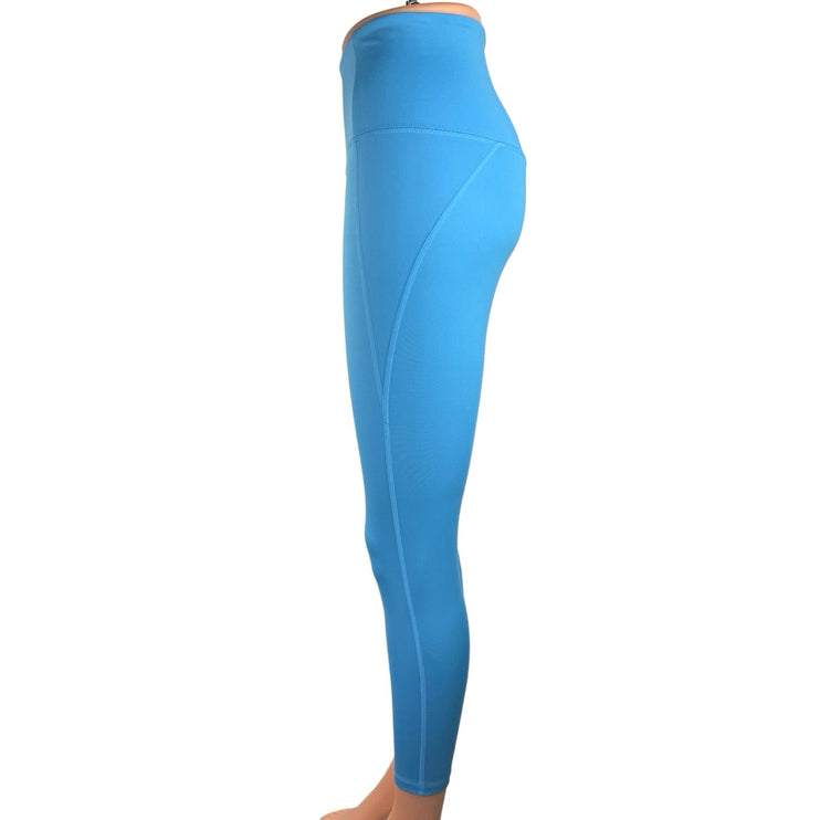 Girlfriend Collective Women's Blue Pull On High Rise Active Wear Leggings Size S