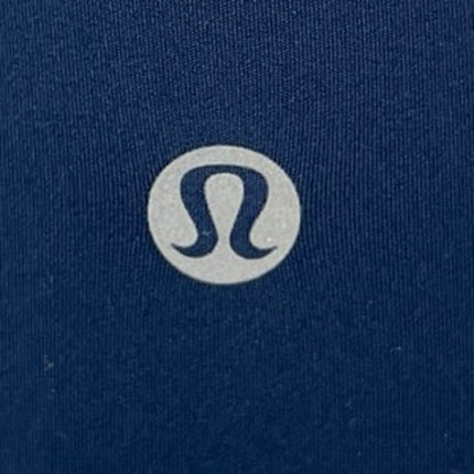 Lululemon Blue Skinny Leg Mid Rise Athletic Workout Yoga Gym Leggings Pants Sz 4