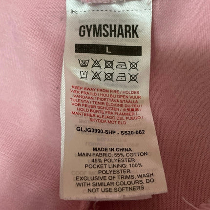 Gymshark Women's Pink Two Tone Colorblock High Rise Baggy Lounge Sweat Pants L