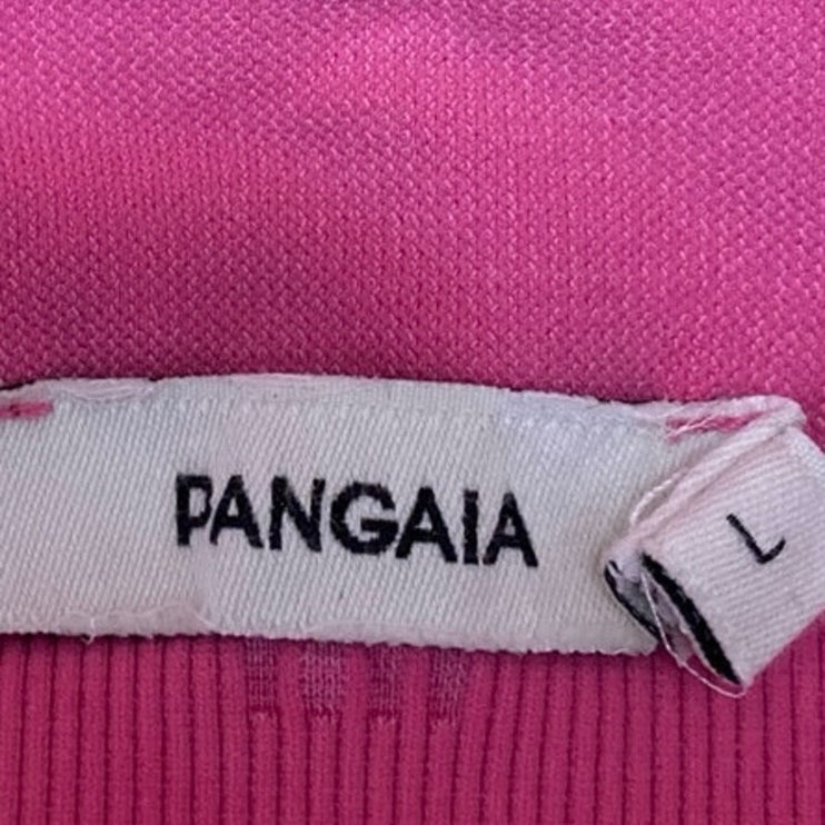 Pangaia Pink Sleeveless Activewear Gym Sports Bra & Biker Shorts Matching Set L