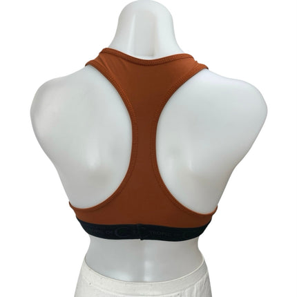 Tropic of C Circ Brown Sleeveless Racerback Athletic Sports Bra Crop Tank Top XS