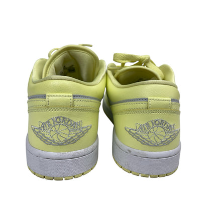 Nike Air Jordan 1 Low Lemonade Colorblock Lace-Up Athletic Sneakers Shoes 10.5