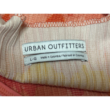 Urban Outfitters Tulli Orange Cami Tank Top Cropped Cardigan 2 Piece Set Size L