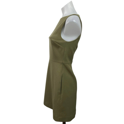 Aritzia Babaton Bond Women's Gray Sleeveless Boat Neck Mini A-Line Tank Dress 0