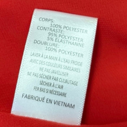 NEW ASTR Red Sleeveless Cowl Neck Silky Satin Cami Camisole Bodysuit Tank Top L