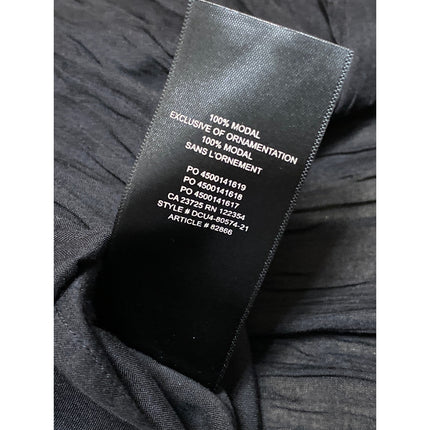 Aritzia Wilfred Black Sleeveless Ruffle Gauze Mini Swing A Line Dress Size S