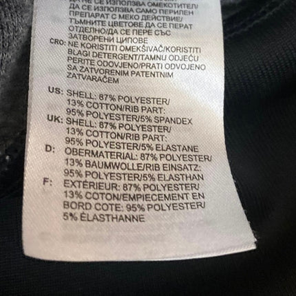 Adidas Women's Black Striped Full Zip Long Sleeve Track Bomber Jacket Size S