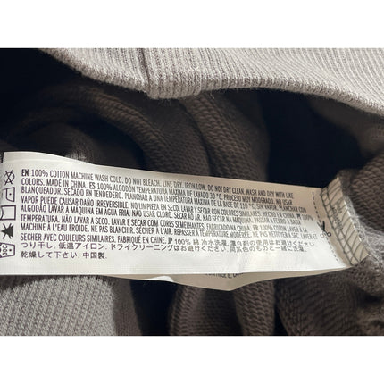 Forever 21 Women's Gray Hoodie Hooded Long Sleeve Cropped Sweatshirt Top Size L