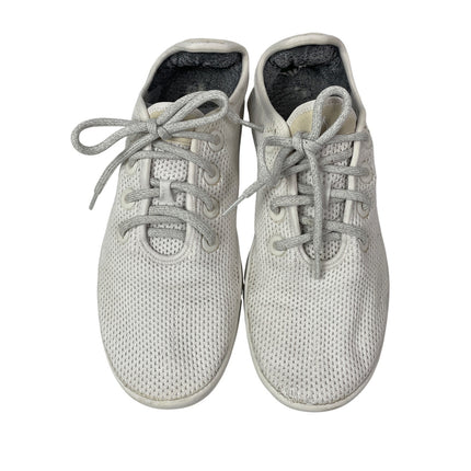 Allbirds Tree Runner Off White Lace Up Athletic Running Sneakers Shoes Size 12in