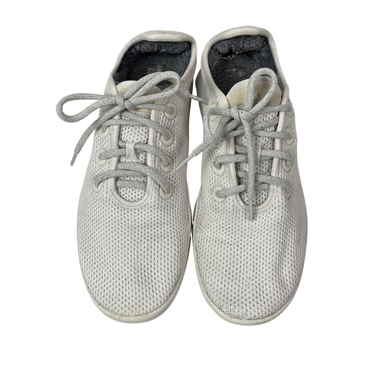 Allbirds Tree Runner Off White Lace Up Athletic Running Sneakers Shoes Size 12in