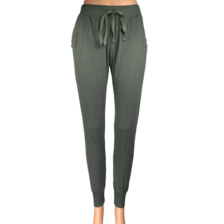 Terez Women's Dark Gray Drawstring Workout Athletic Jogger Sweat Pants Size XS