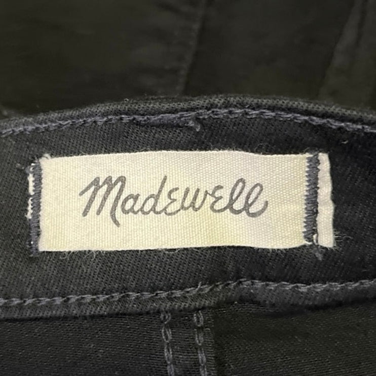 Madewell 10" High Rise Skinny Women's Black Casual Ankle Denim Jeans Size 28