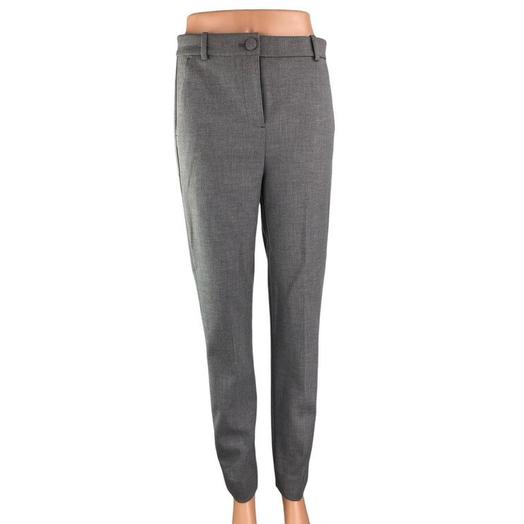 J.Crew Women's Gray High Waisted Straight Skinny Leg Trousers Dress Pants Size 2
