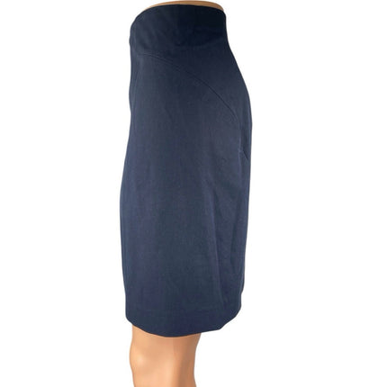 Banana Republic Women's Blue High Waisted Zipper Mini Pencil A-Line Skirt Size 6