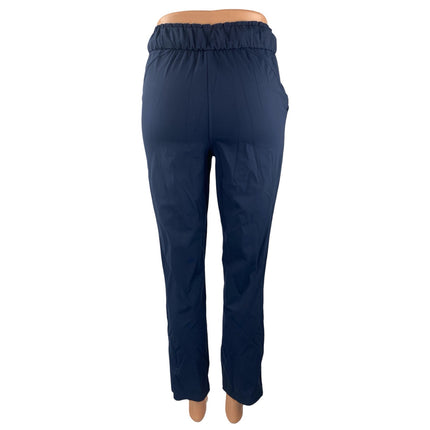Lululemon Women's Blue High Rise Yoga Athletic Activewear Track Trousers Pants 0