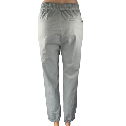 Banana Republic Gray High Waist Straight Leg Chino Khaki Trousers Dress Pants 32